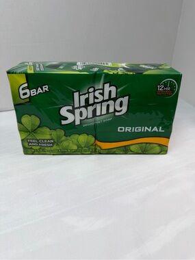 Irish Spring Bar Soap DISCONTINUED - Old Formula - No Flaxseed No Linwood 6 PACK